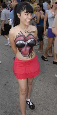 Body Painting 2008 photo - Duval Street, Key West